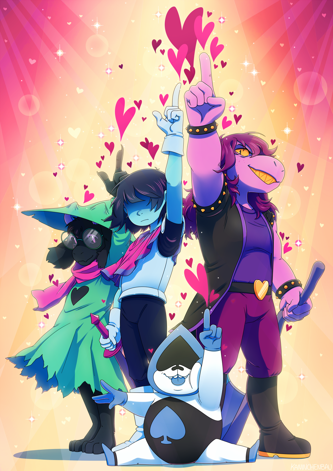 Вторая коллекция артов в честь годовщины Deltarune | Пикабу