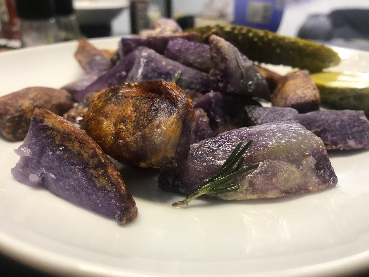 Блюда из фиолетового картофеля рецепты с фото