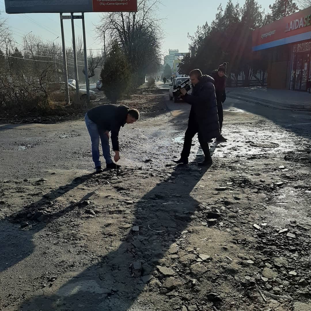 Ямам на дорогах в Таганроге объявили войну | Пикабу