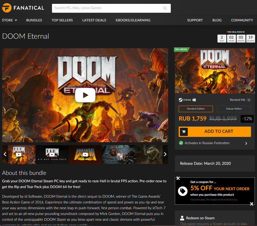 Тег Doom. Как выглядит Doom в Steam. Doom Eternal проблемы с запуском пиратки. Как переводится с английского на русский Doom Eternal.