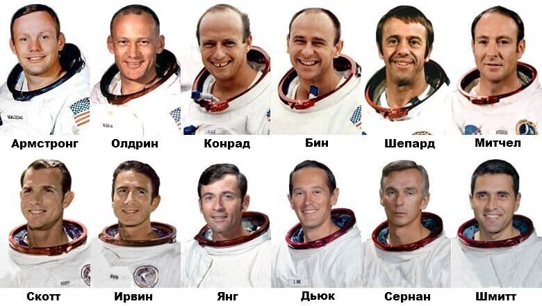 люди побывавшие на луне