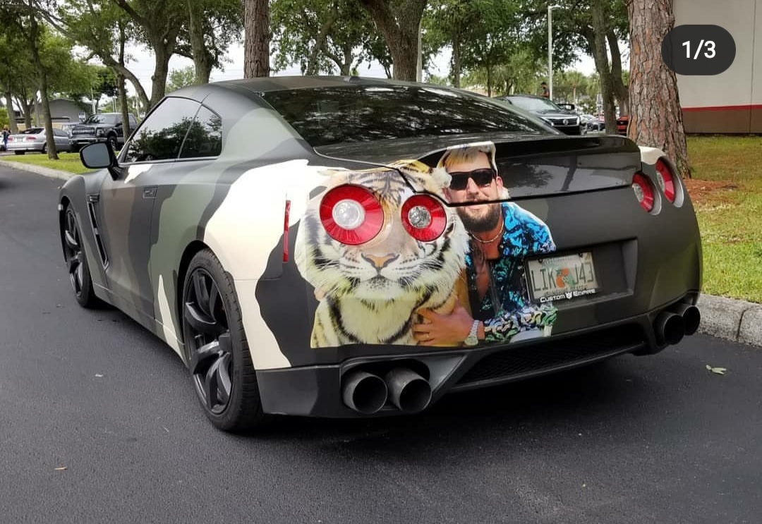 nissan gtr 35 camo wrap