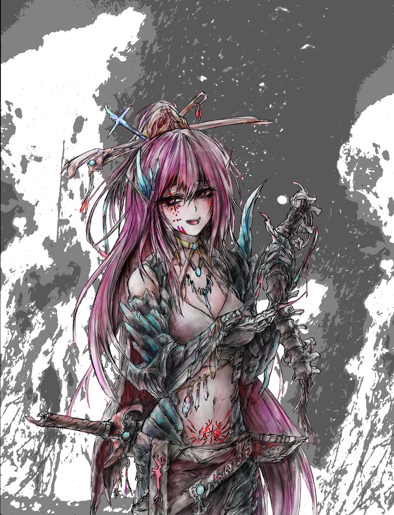 Beautiful pale warhammer 40000 goth anime girl with | Stable Diffusion |  OpenArt