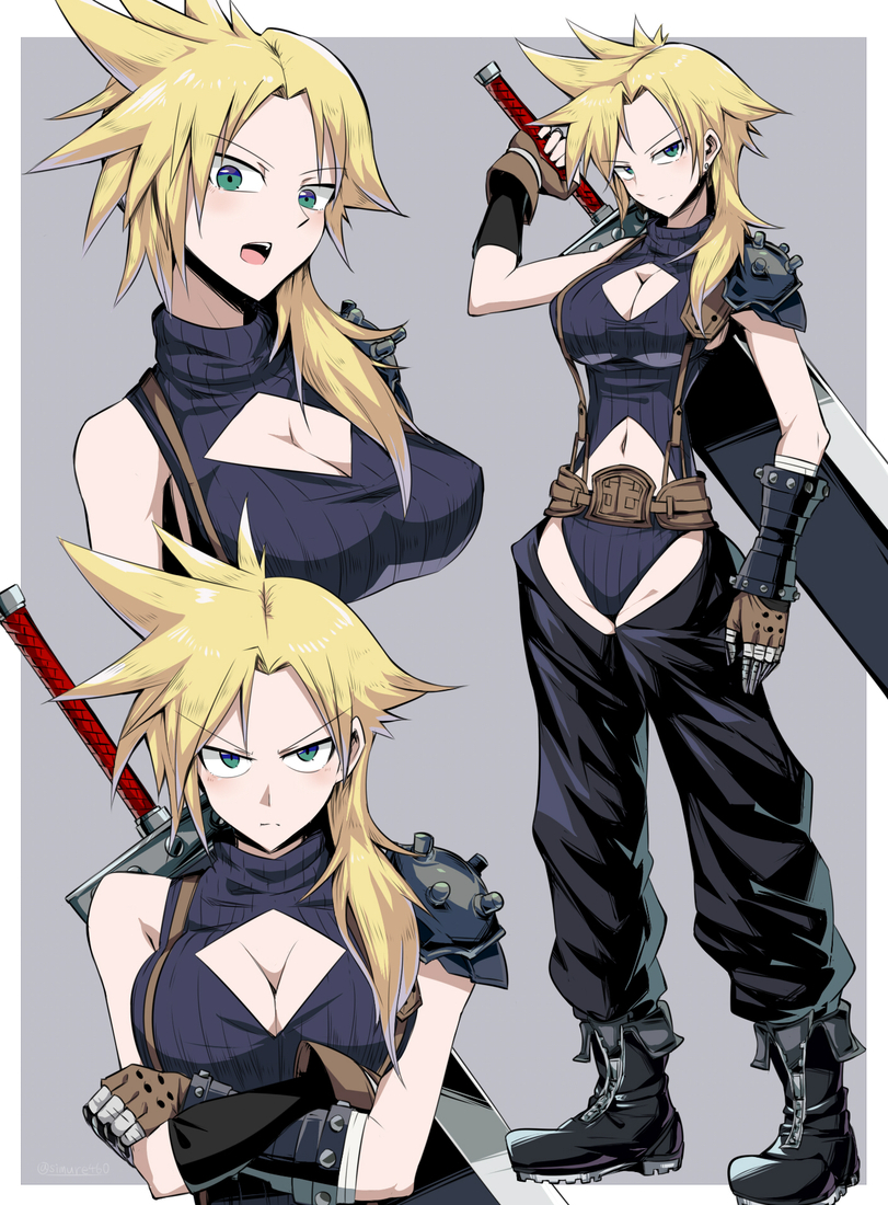 Cloud Strife by simure460 | Пикабу