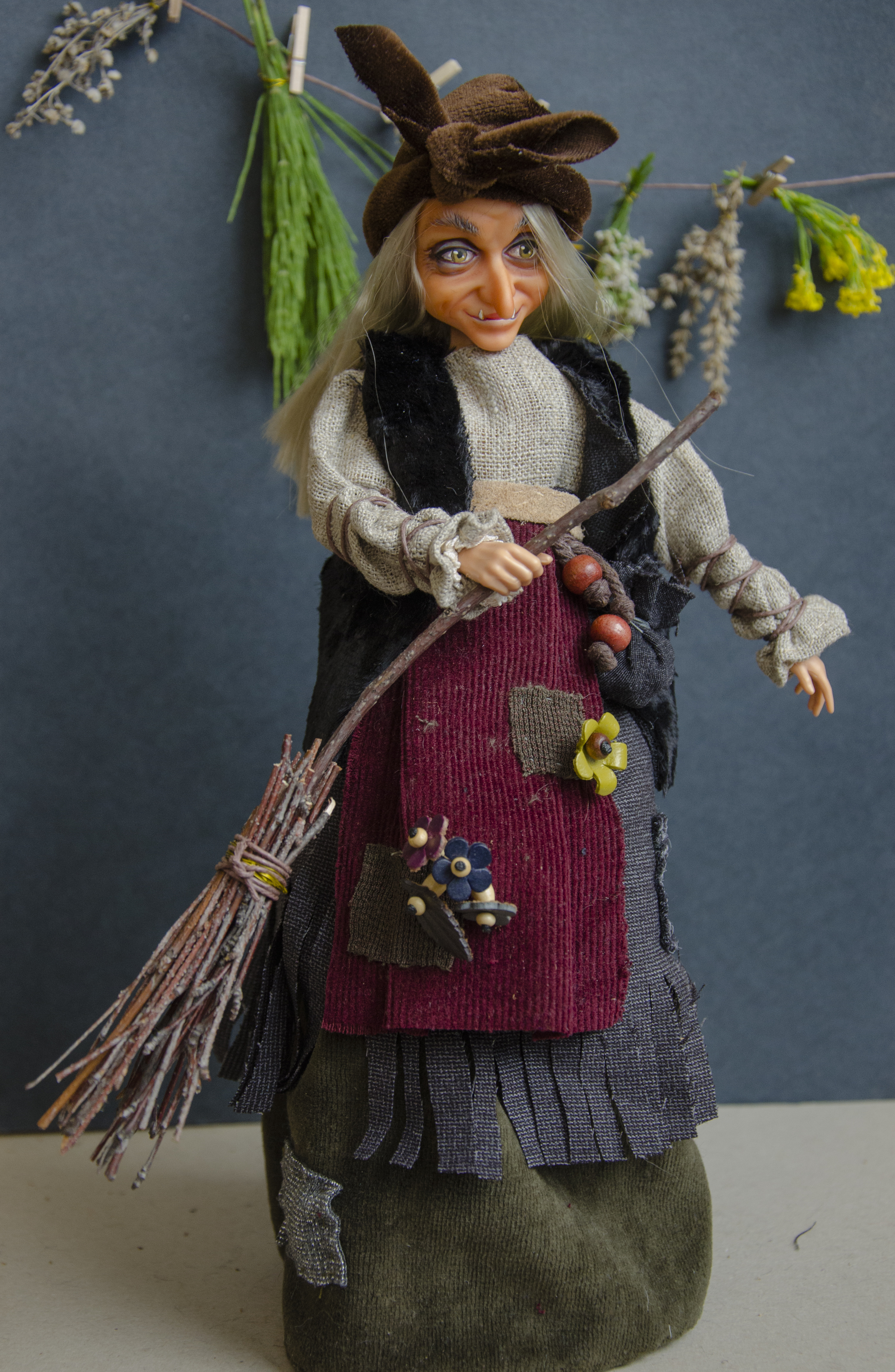 Набор для шитья текстильной куклы Баба Яга - купить в Москве по выгодным ценам.