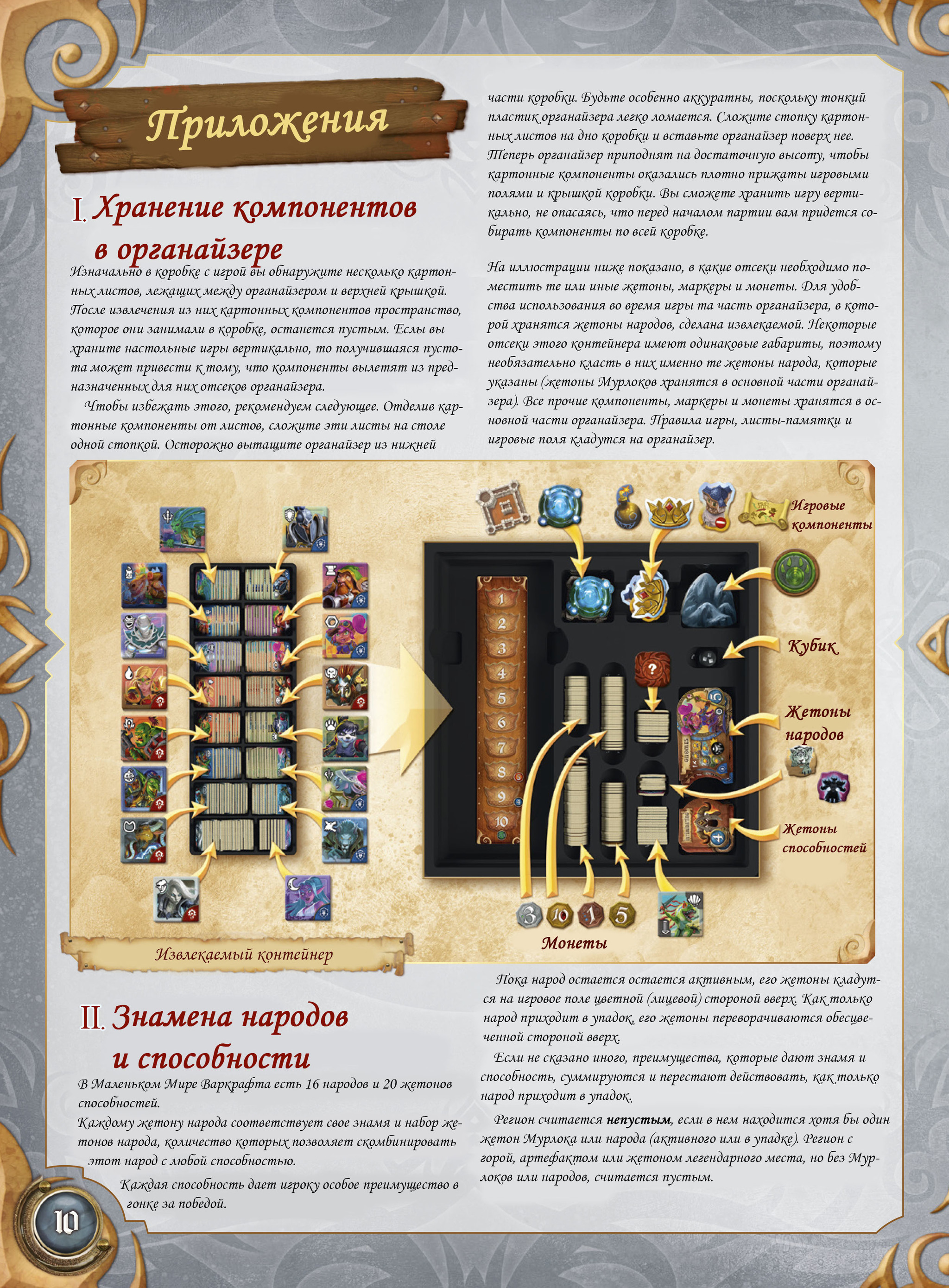 Правила настольной игры Small World of Warcraft на русском языке | Пикабу