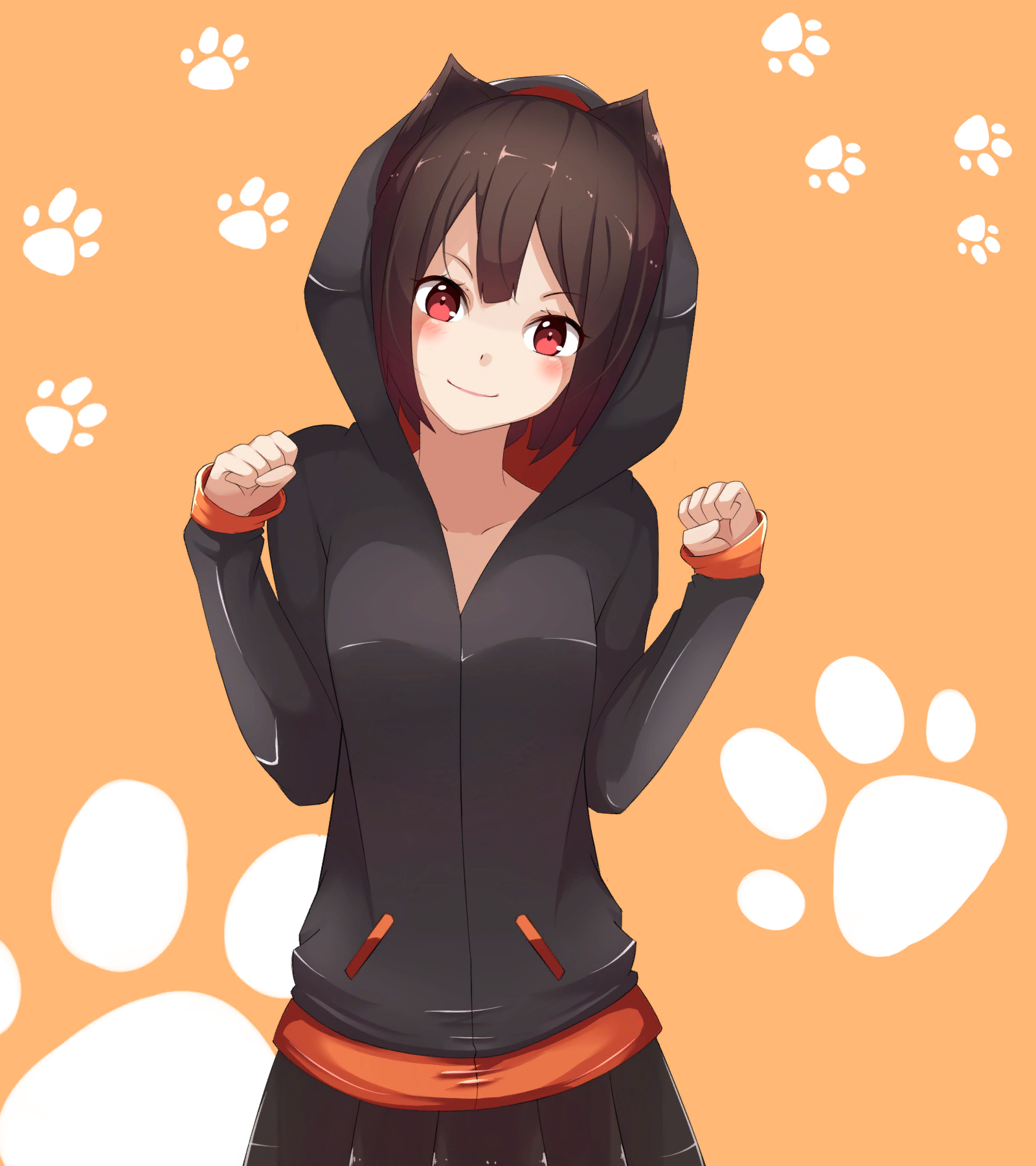 Neko hoodie Megumin | Пикабу