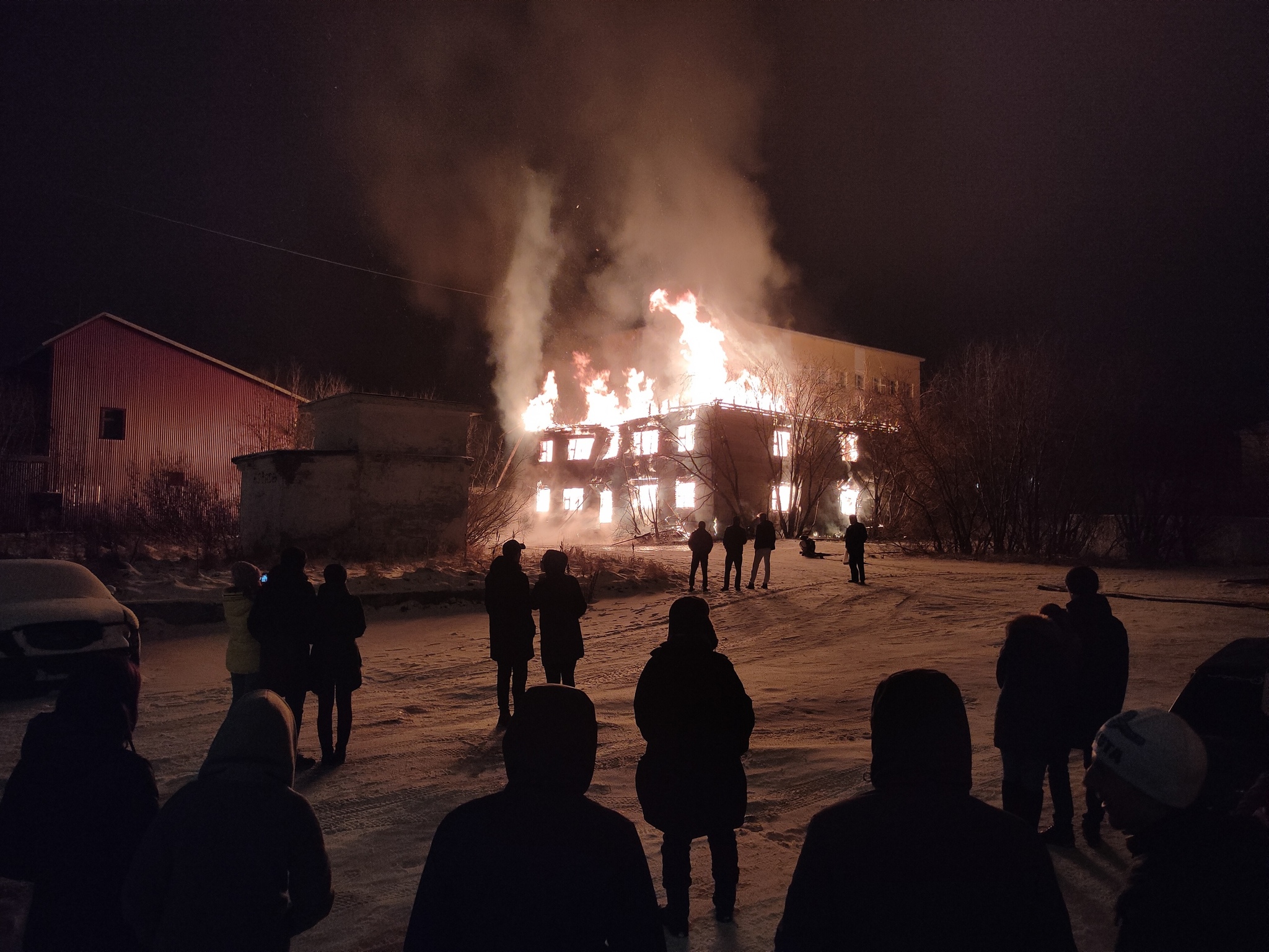 Обычный вечер в Воркуте | Пикабу