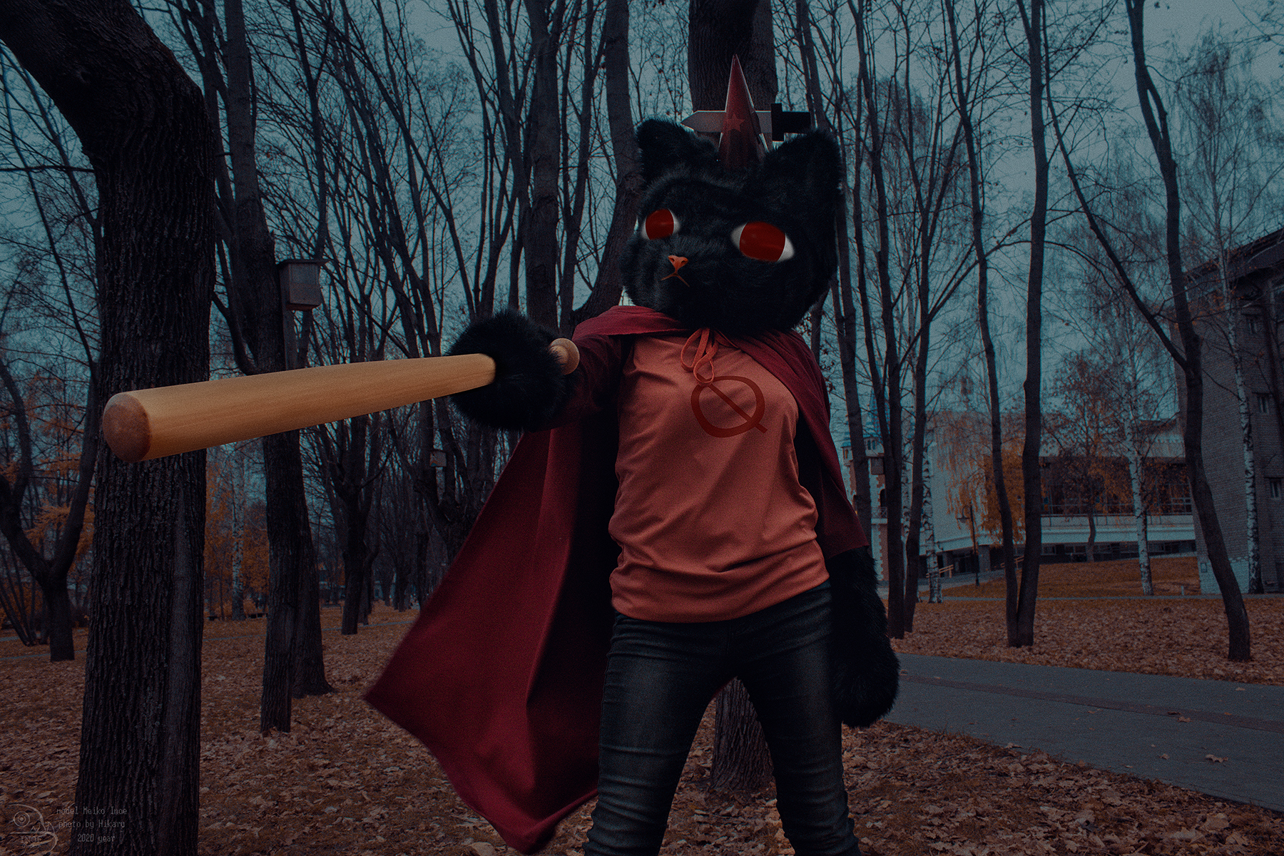 Cosplay Night in the woods - pikabu.monster.