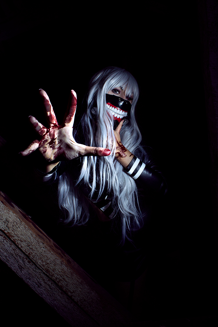 Tokyo ghoul cosplay fem Kaneki | Пикабу