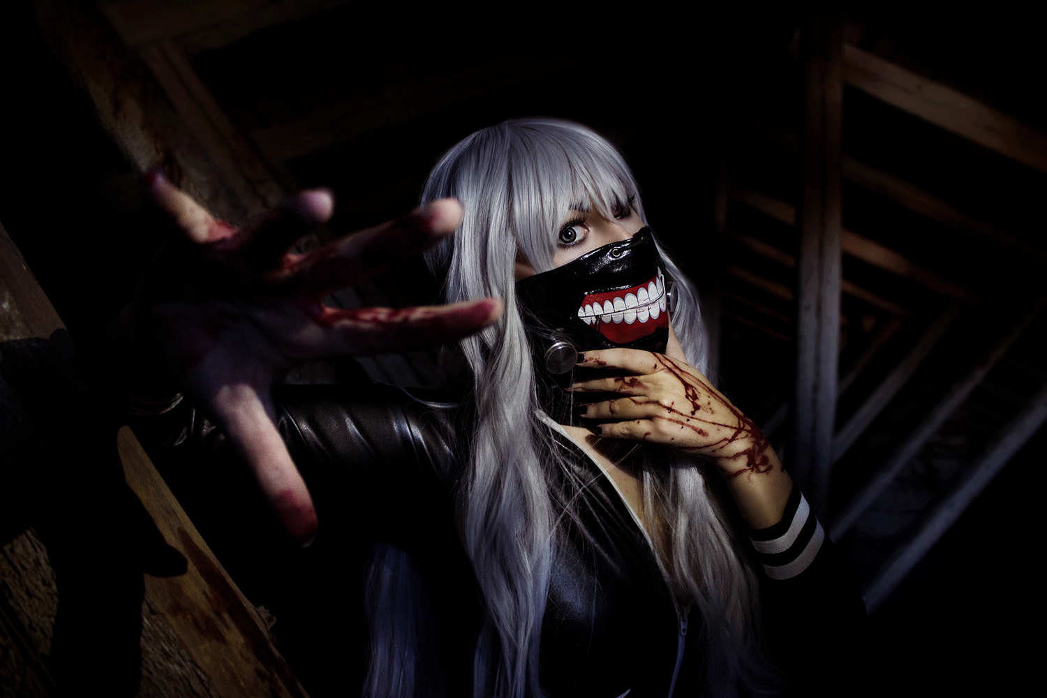 Tokyo ghoul cosplay fem Kaneki | Пикабу