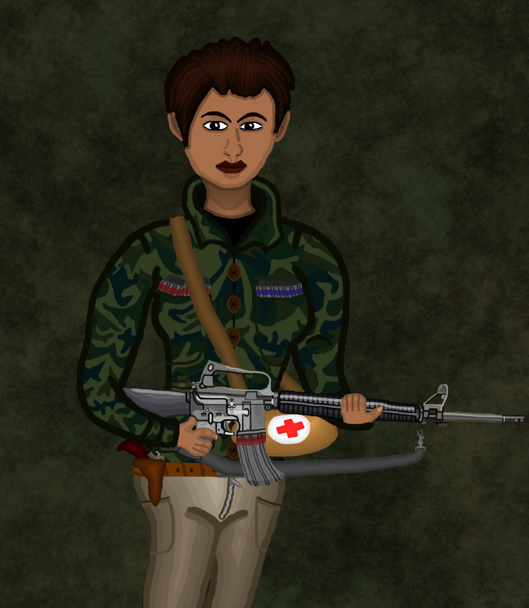 Портрет Айры Смит из Jagged Alliance 2 Пикабу