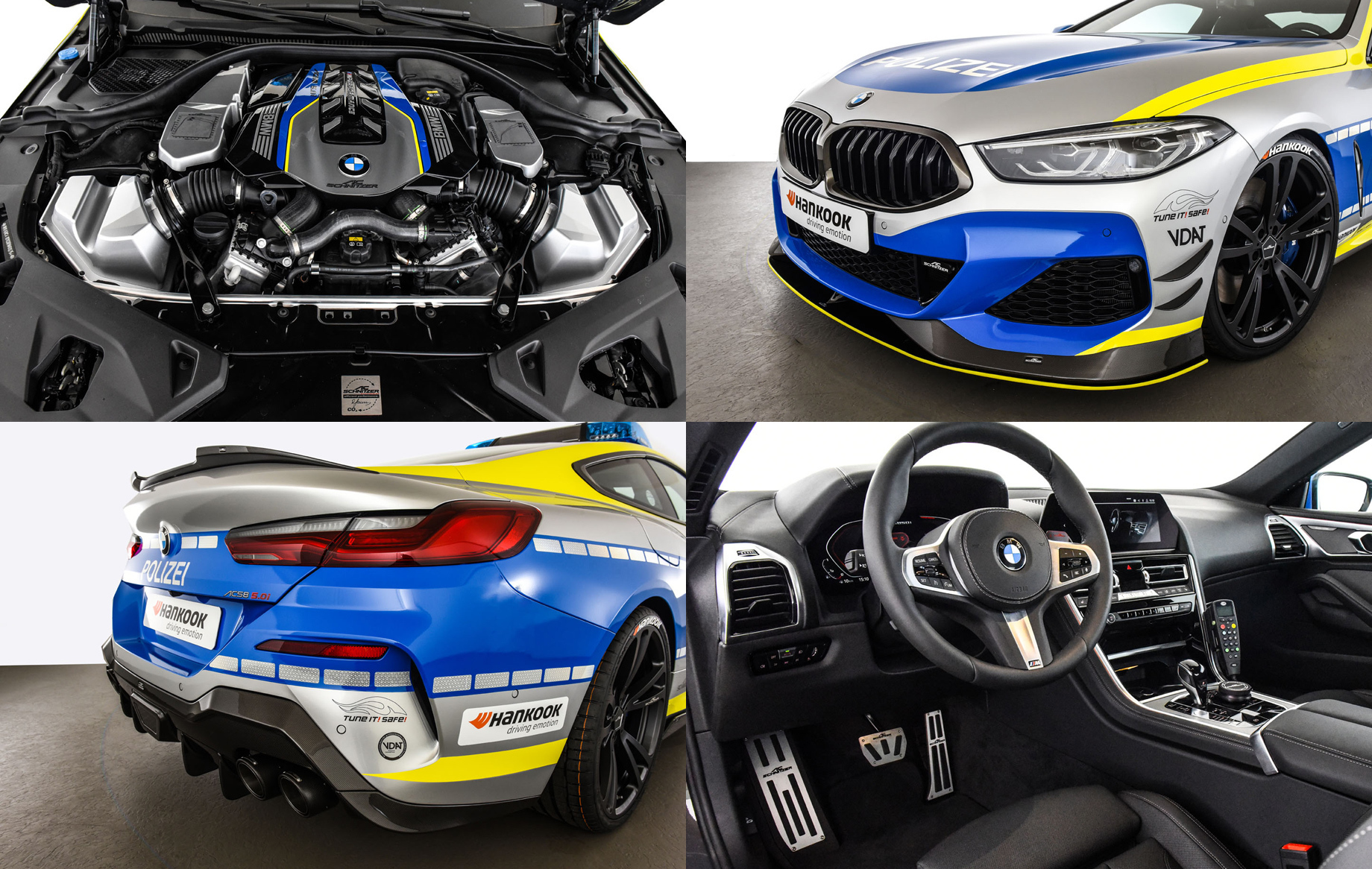 Бюро AC Schnitzer представило полицейскую версию BMW M850i | Пикабу