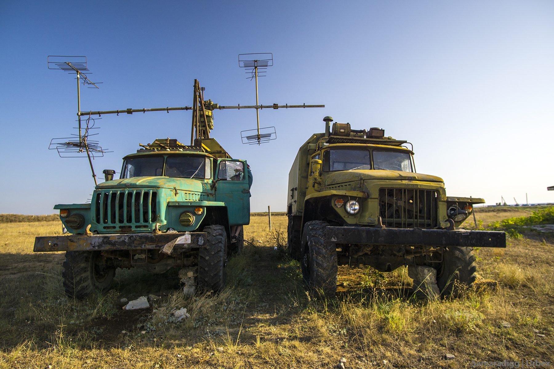 Брошенная военная техника. Нетронутые «Уралы» с радиолокационной  аппаратурой | Пикабу