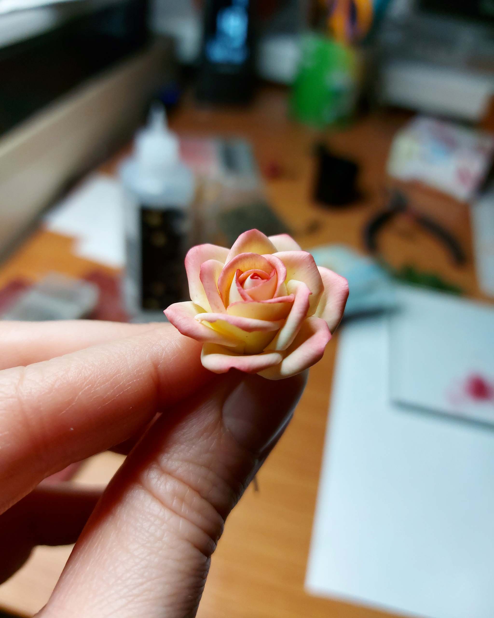 Роза из полимерной глины мастер класс (38 фото)