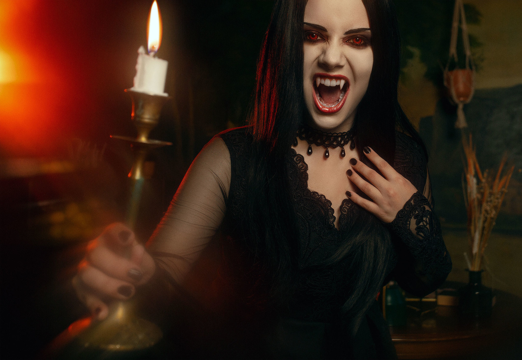 Vampire cosplay | Оригинальный образ | Пикабу