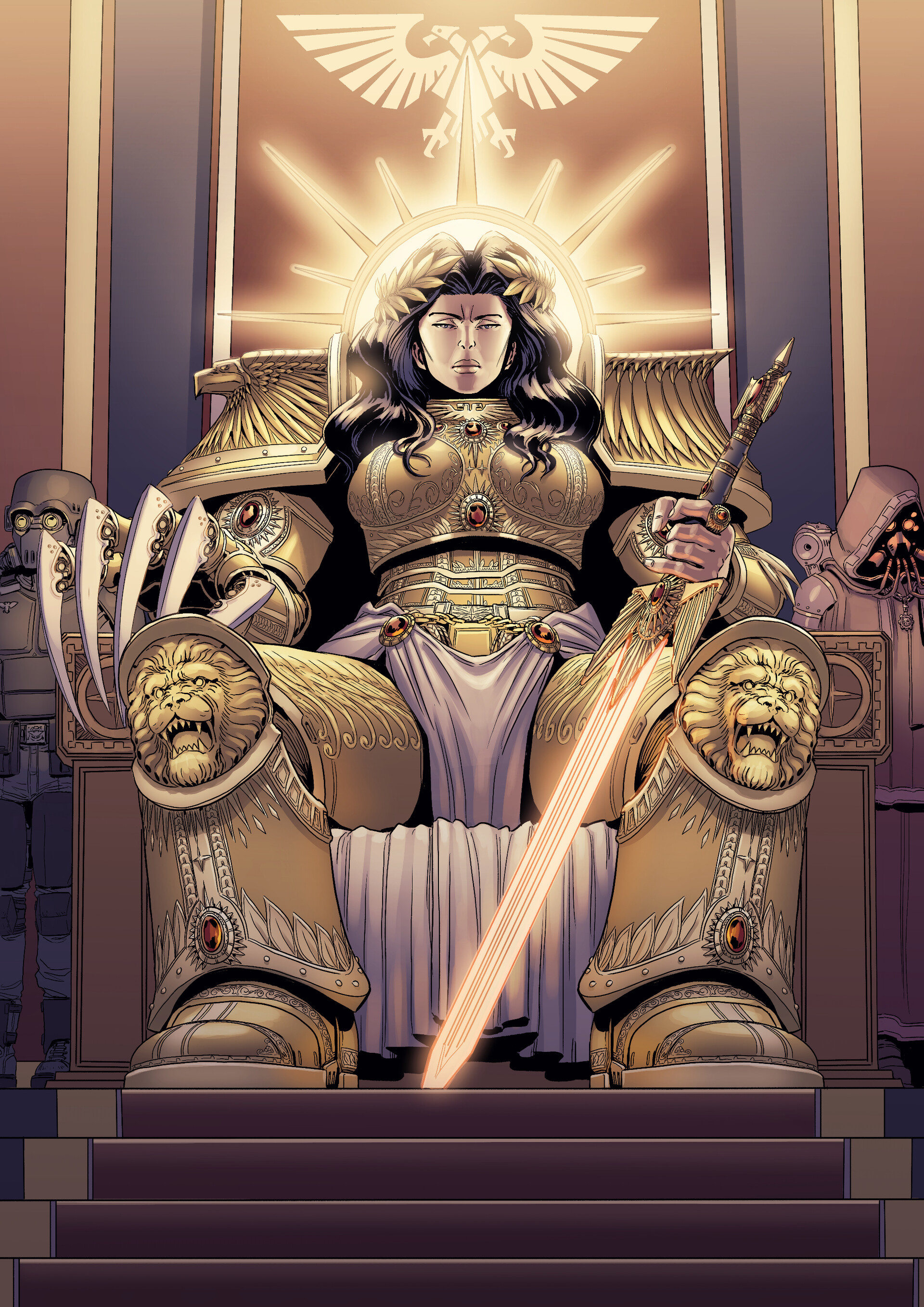 The Empress - Warhammer 40k, Wh Art, Emperor of Humanity, Rule 63, Art.