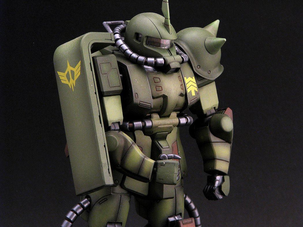 Боевой робот Zaku II MS-06R-1A | Пикабу