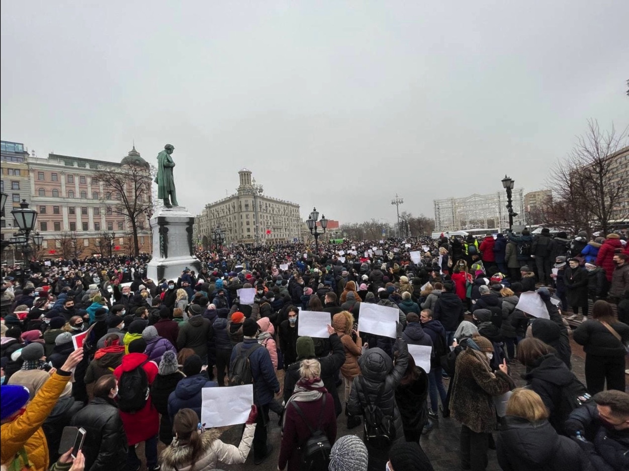 навальный митинг москва