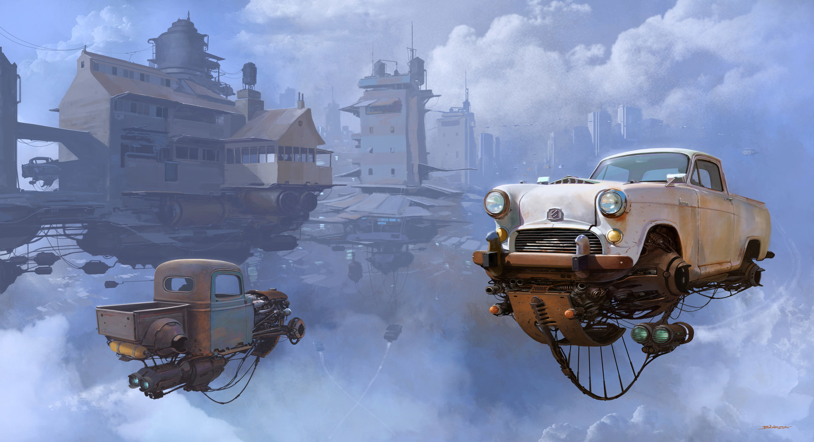 Воздушный автопарк от Alejandro Burdisio | Пикабу