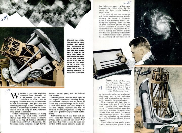 Wonders of Astronomy An Advanced Optical Telescope…from 1939 pikabu