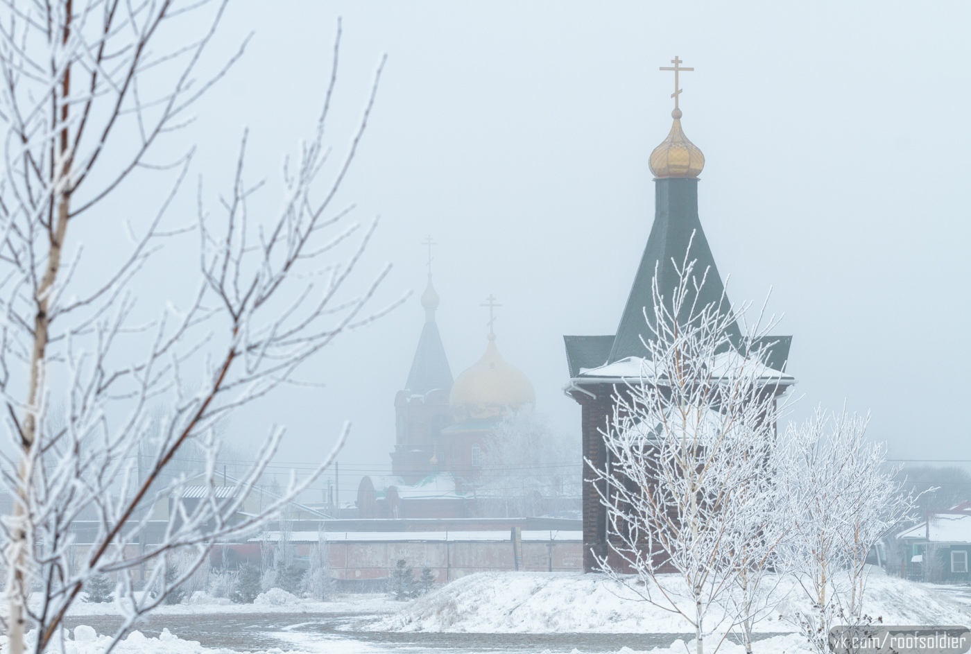 Зимний Омск, прогулка по Порт-Артуру | Пикабу