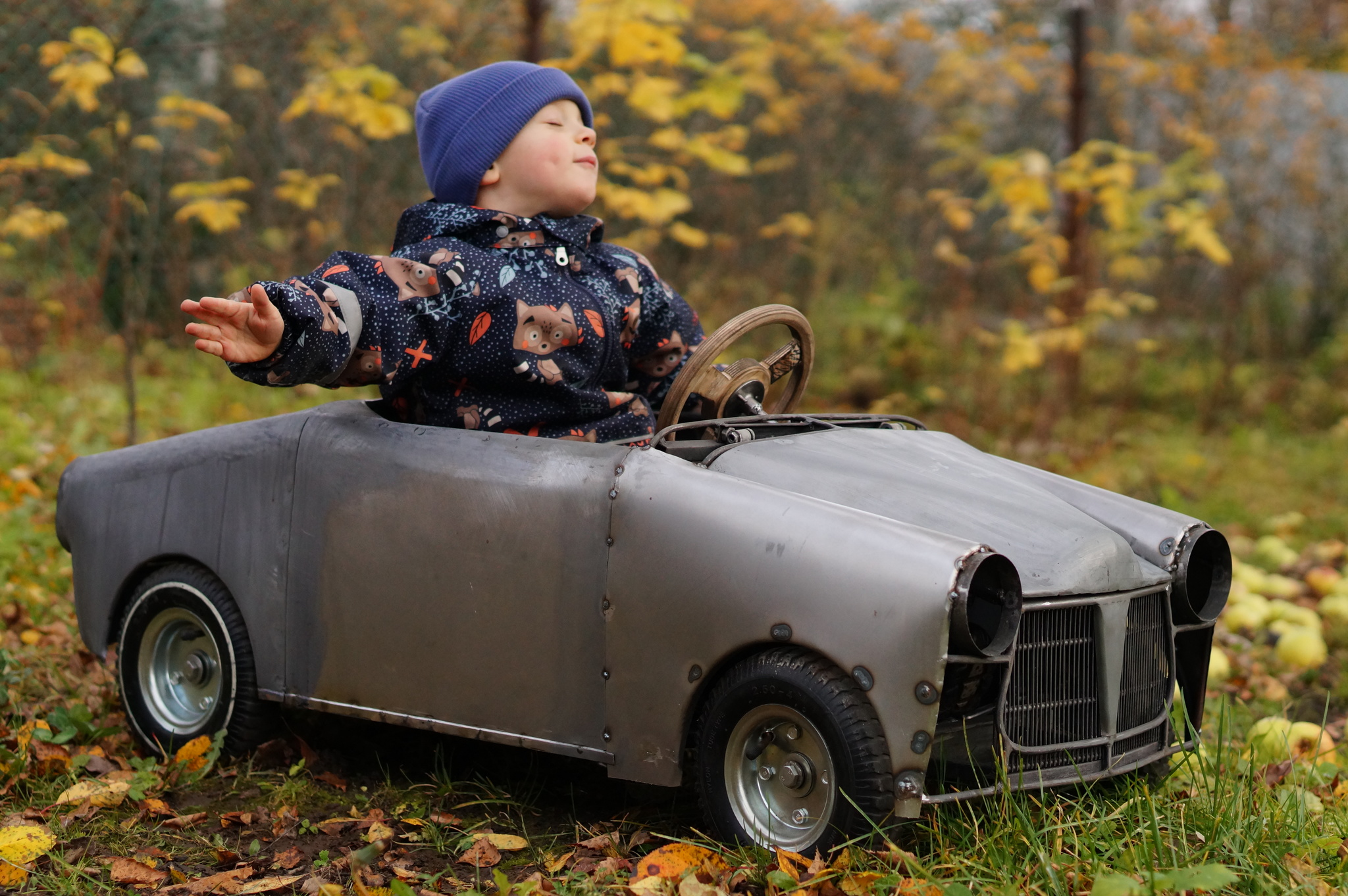 Детский ретро-автомобиль из дерева своими руками
