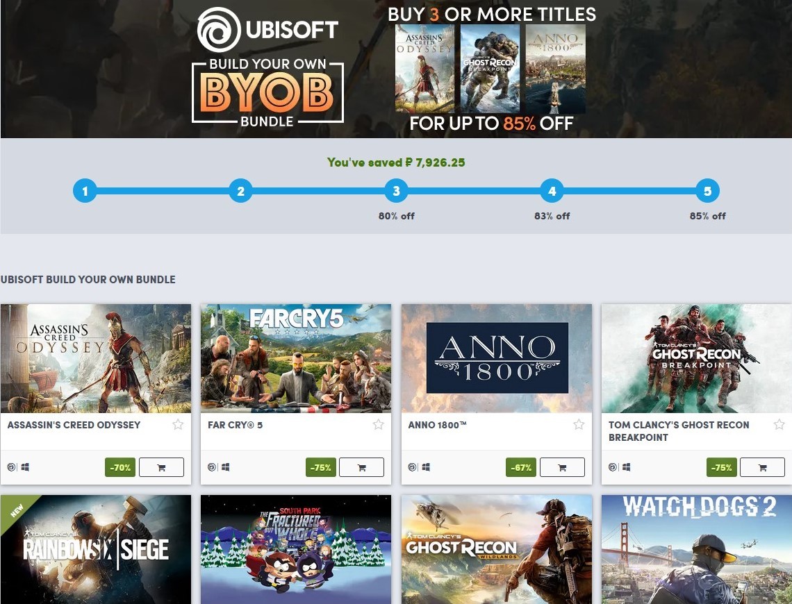 Распродажа Ubisoft Humble Bundle. Ключи для !!!UPLAY!!! | Пикабу
