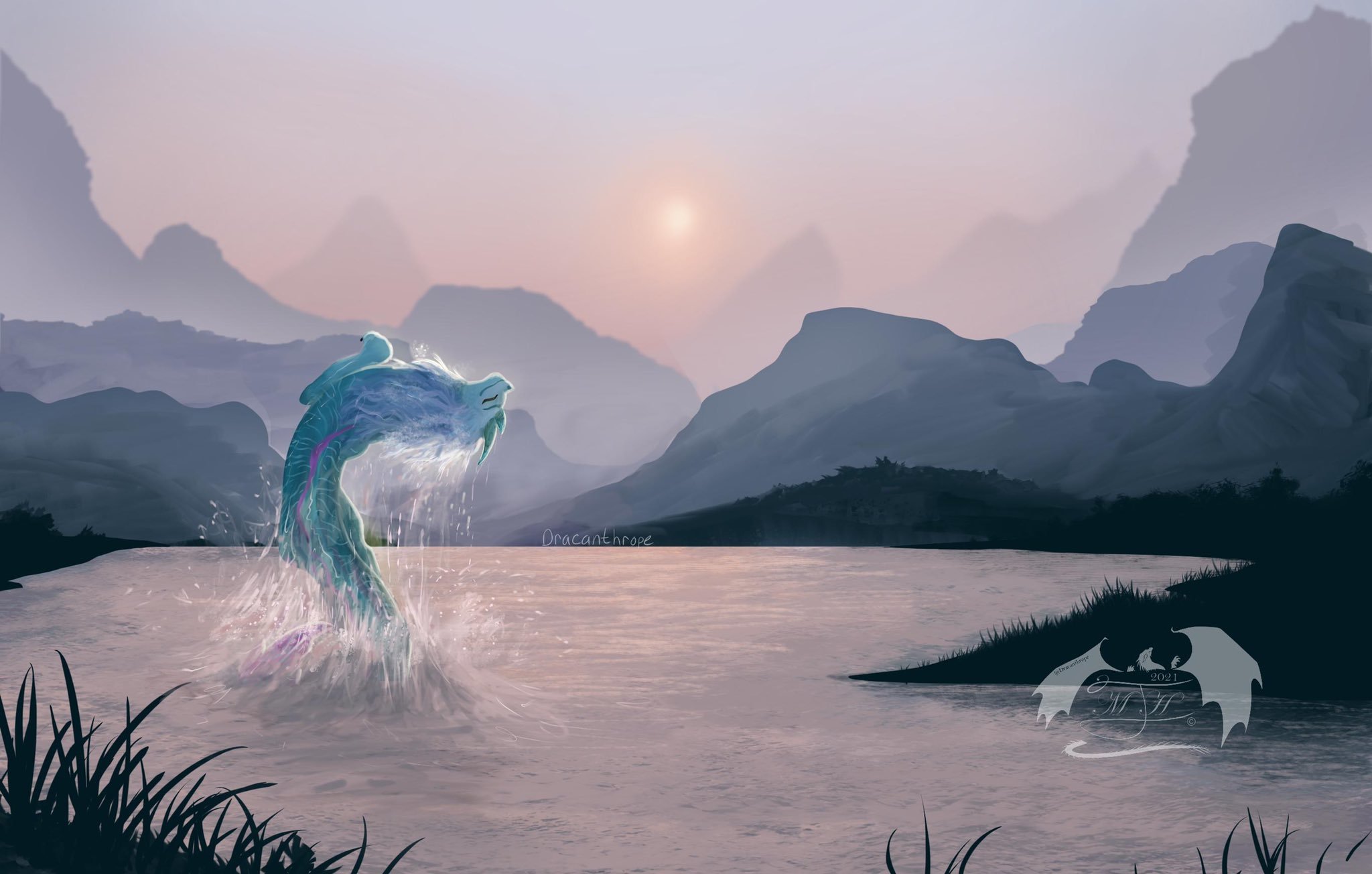 Водяной дракон | Пикабу