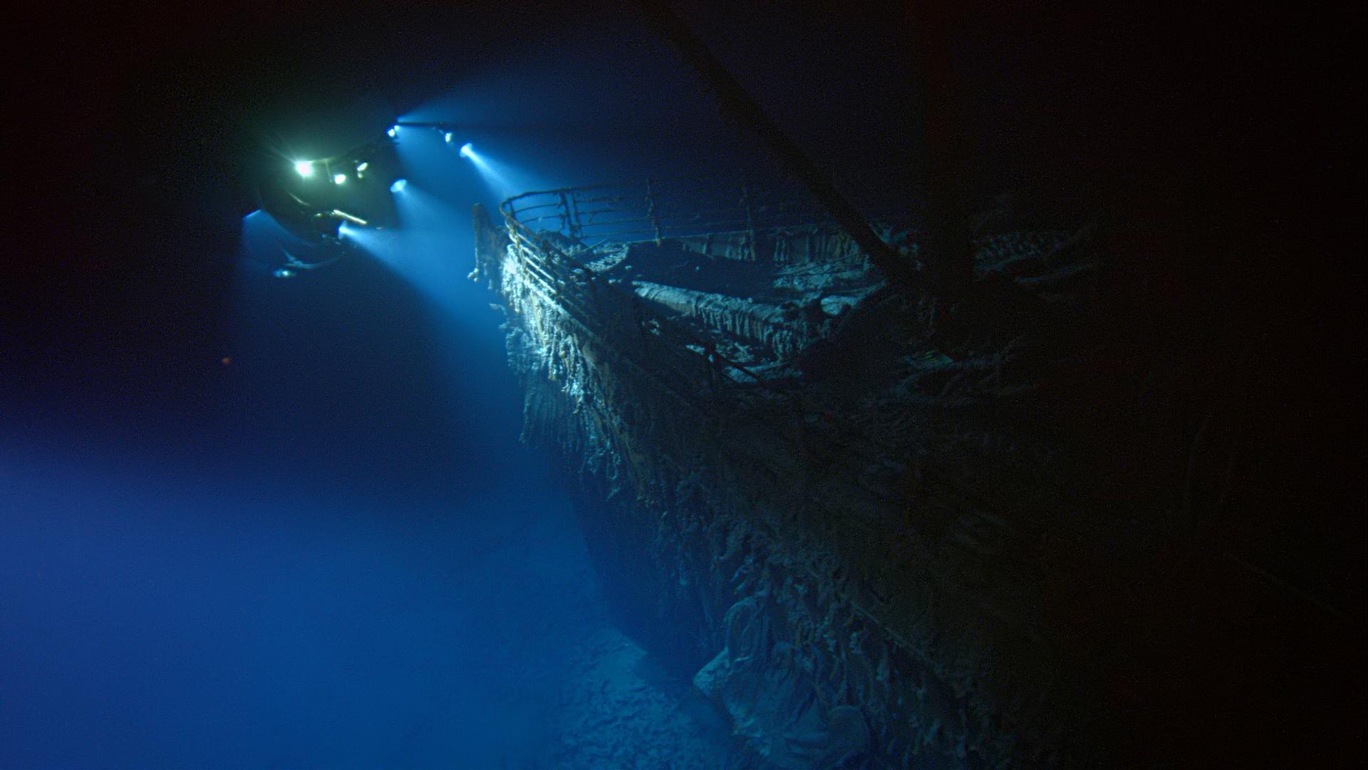 Титаник подводные съемки