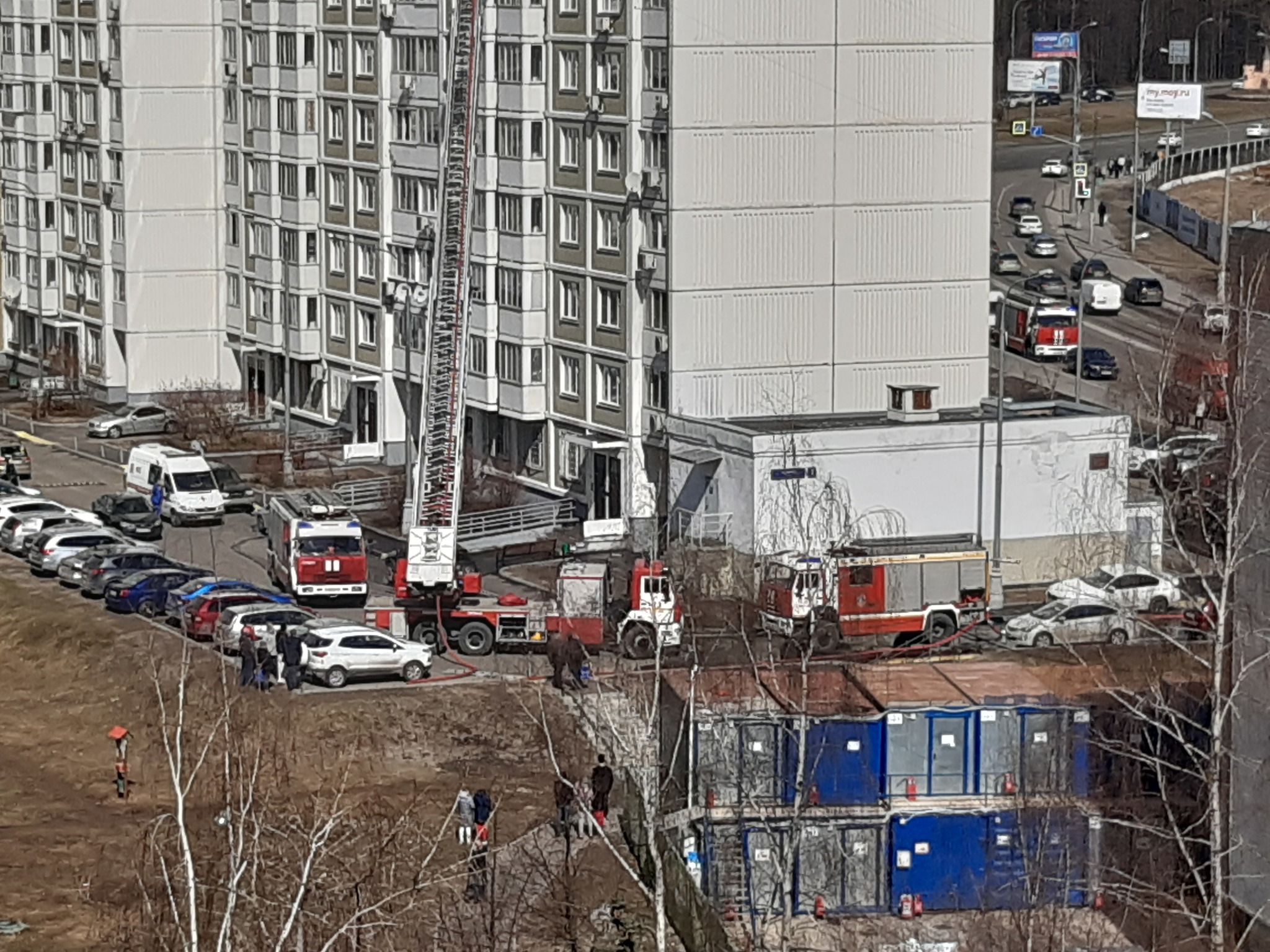 Пожар в южном бутово сегодня