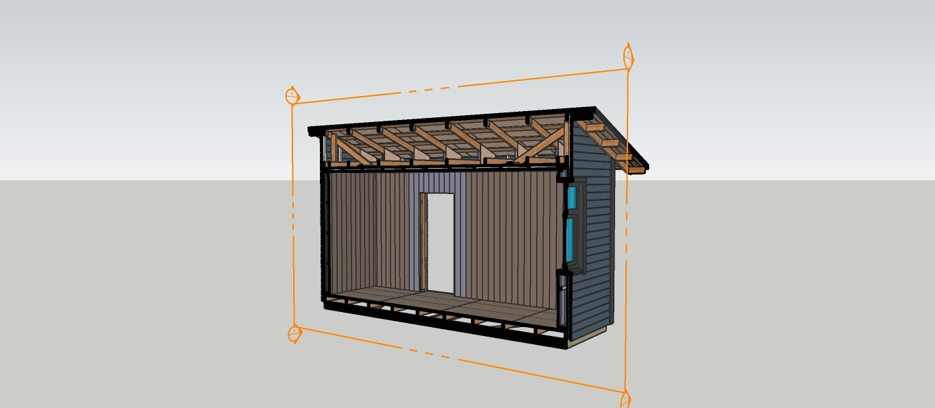 Как сделать проект бани в sketchup