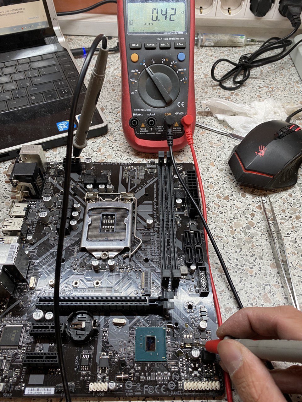 Диагностика и замена хаба на ga-h310m s2h 2.0 | Пикабу