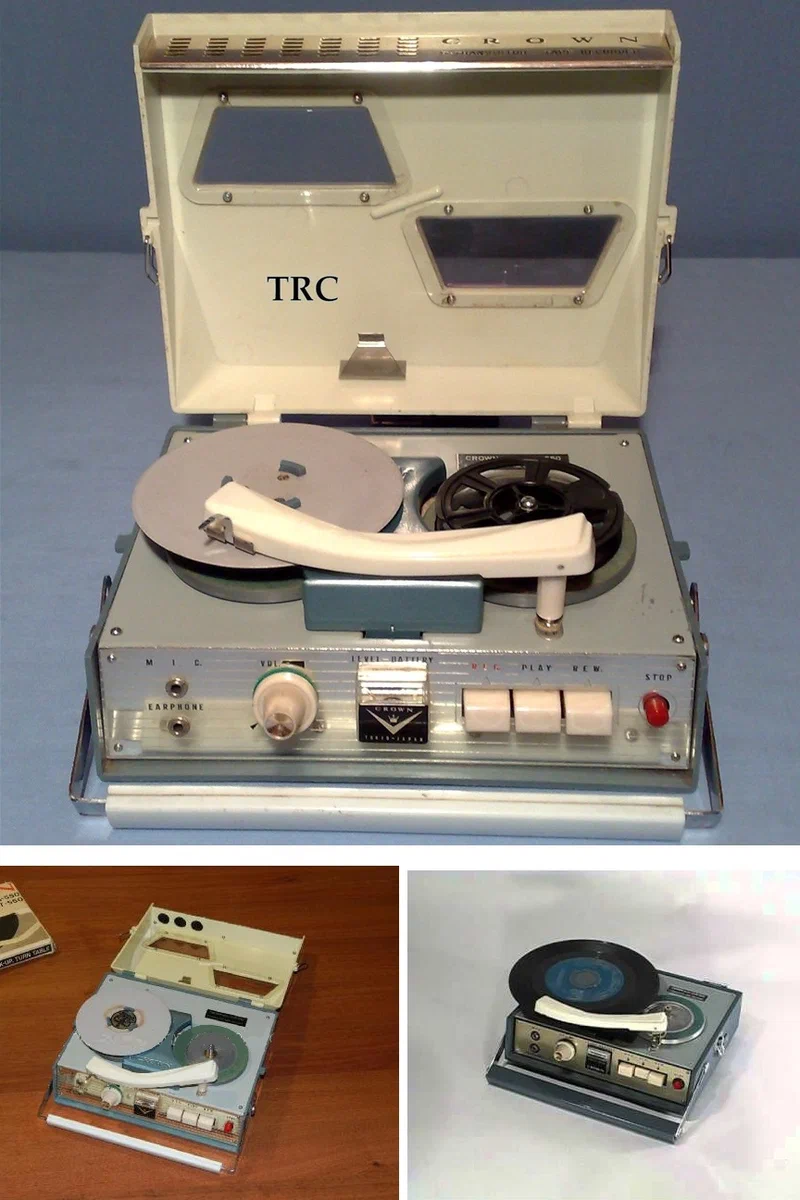 Первый японский бумбокс 1963 года Crown SPH-100 | Пикабу