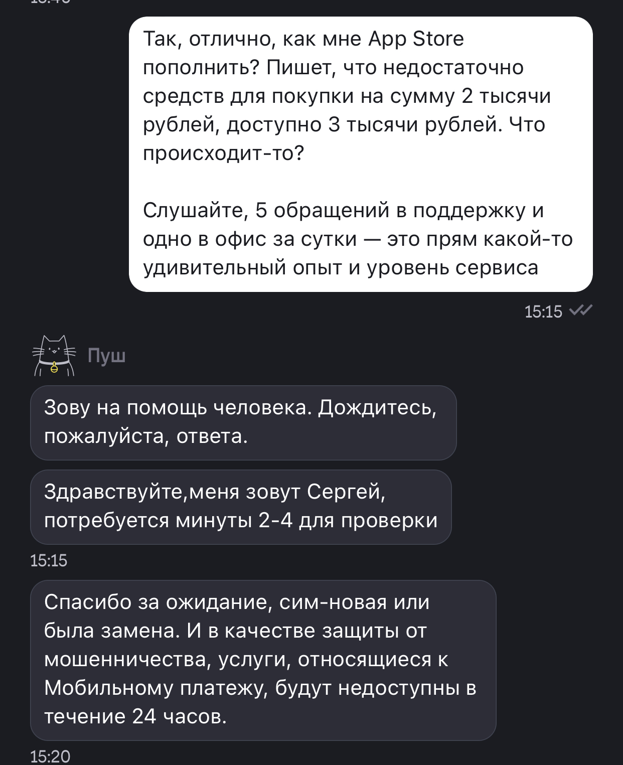 О том, как пообщаться с поддержкой билайна за 6000 рублей | Пикабу