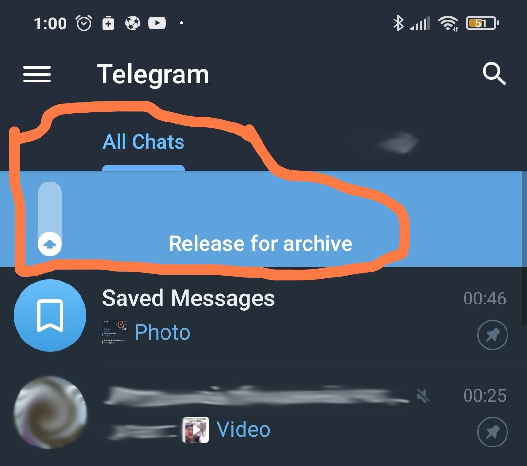 Как спрятать подальше от глаз бесячие чаты в Telegram, но чтоб можно было  заходить при желании | Пикабу