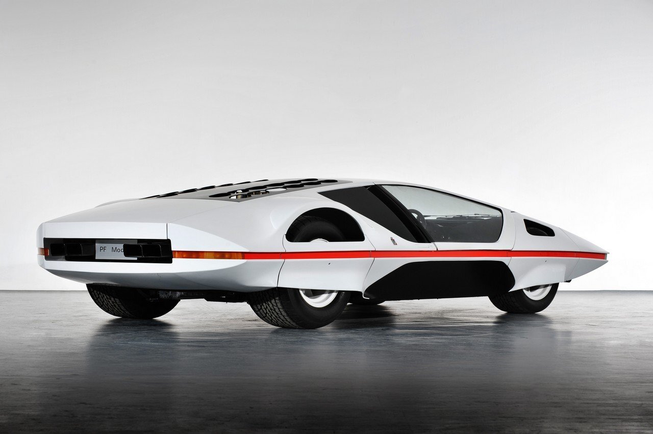 И последняя самая футуристичная Ferrari, 512 modulo 1970 | Пикабу