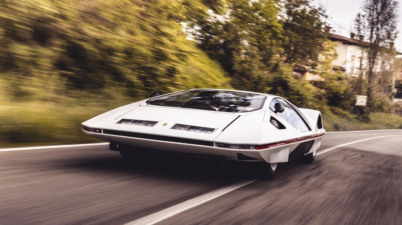 И последняя самая футуристичная Ferrari, 512 modulo 1970 | Пикабу