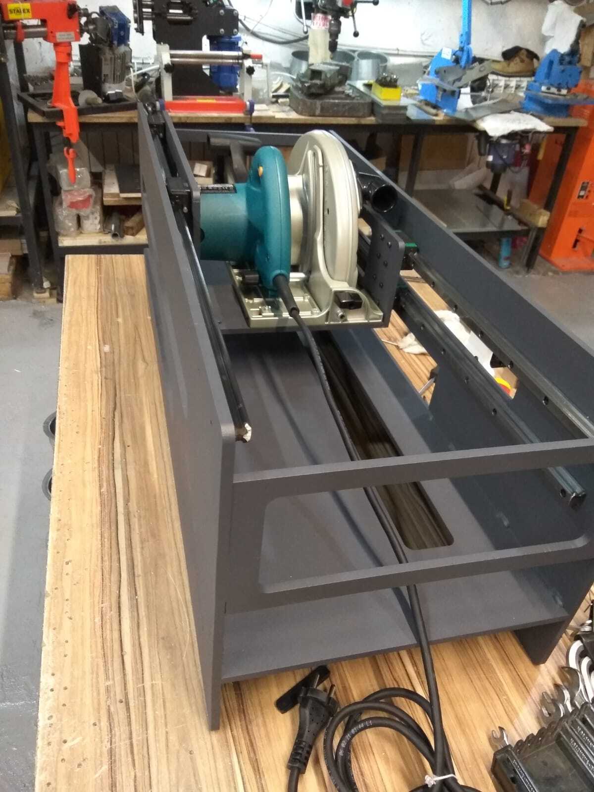 Автоматическая пила для алюминиевого профиля | Пикабу