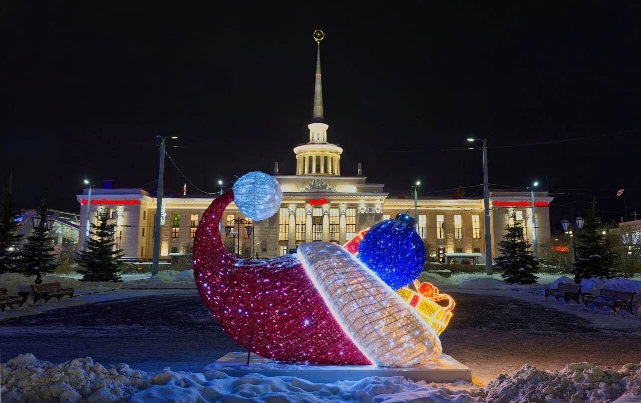 Новогодний Петрозаводск | Пикабу