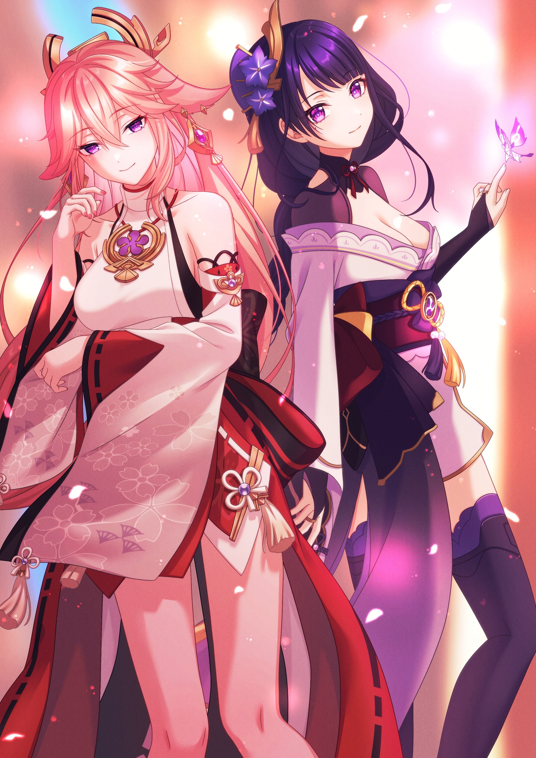 Raiden Shogun & Yae Miko | Пикабу
