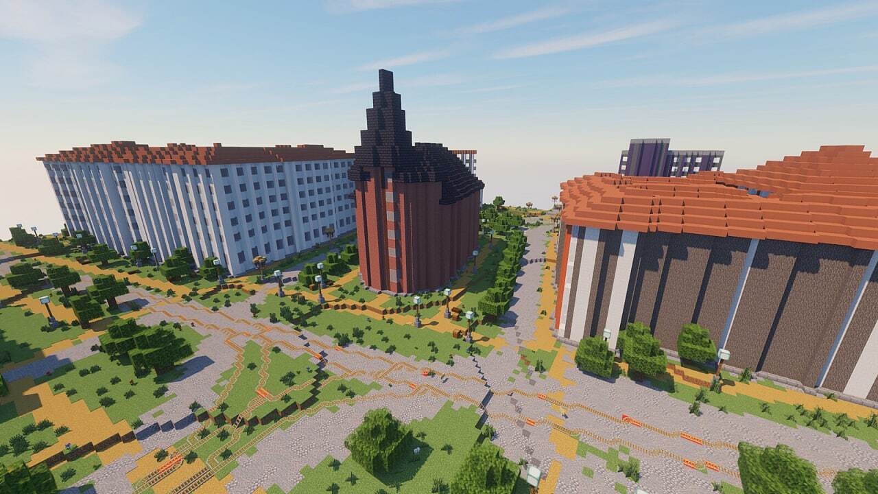 У чешского города Брно теперь есть свой мир в Minecraft | Пикабу