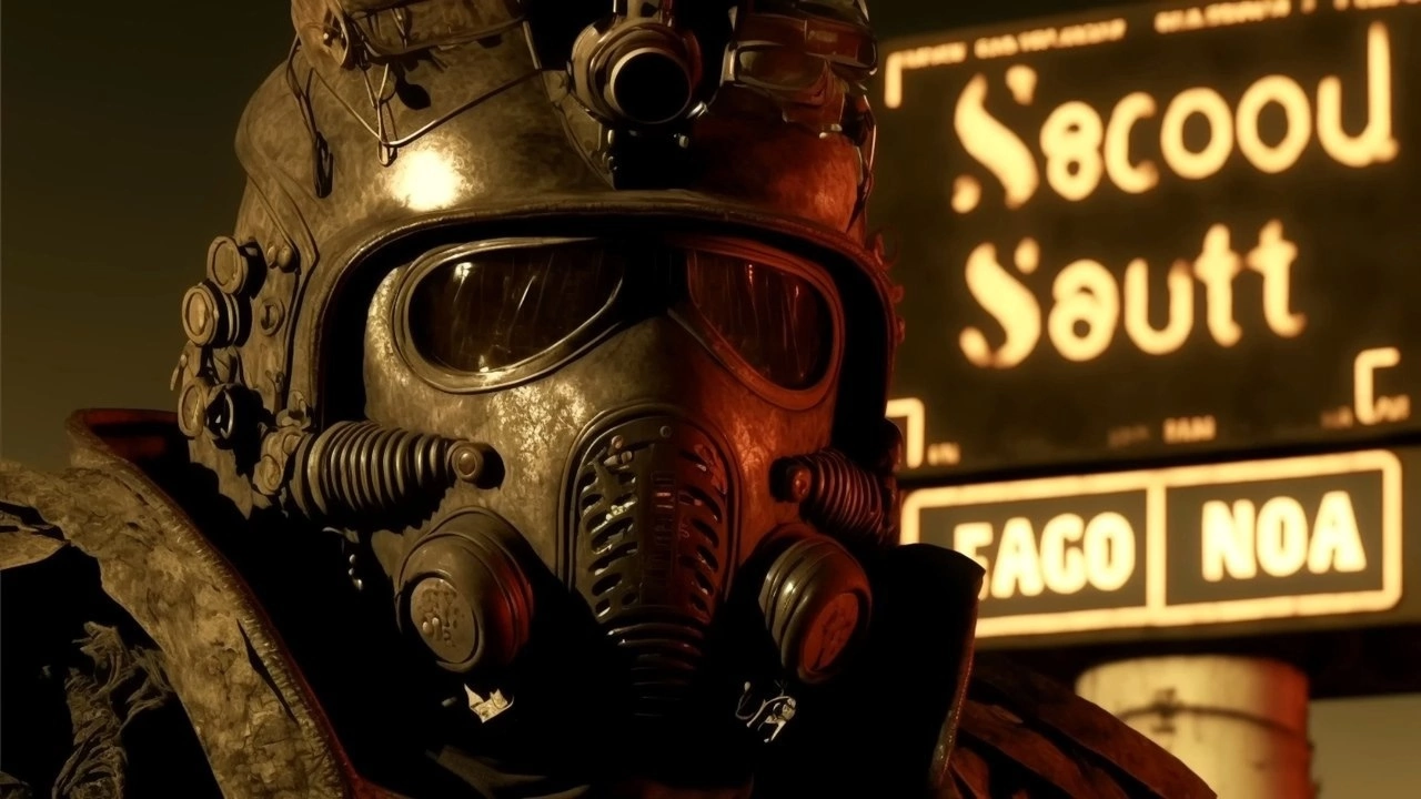 В MidJourney представили, каким был бы фильм по Fallout: New Vegas, и вот  что получилось | Пикабу