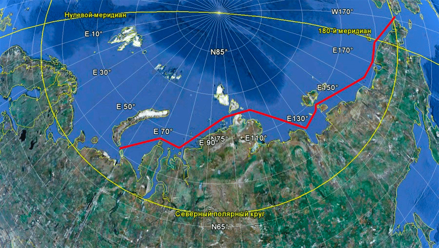 расстояние от москвы до нью йорка через северный полюс
