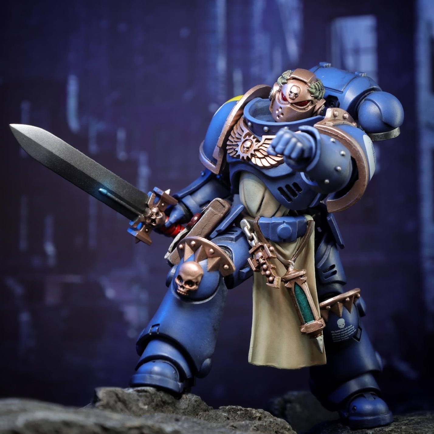 Чемпион ультрамаринов Warhammer 40000 | Пикабу