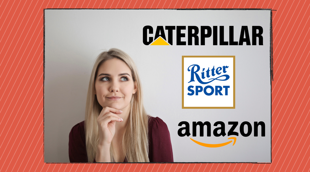 Как переводятся названия известных брендов Caterpillar, Amazon и Ritter  Sport? | Пикабу