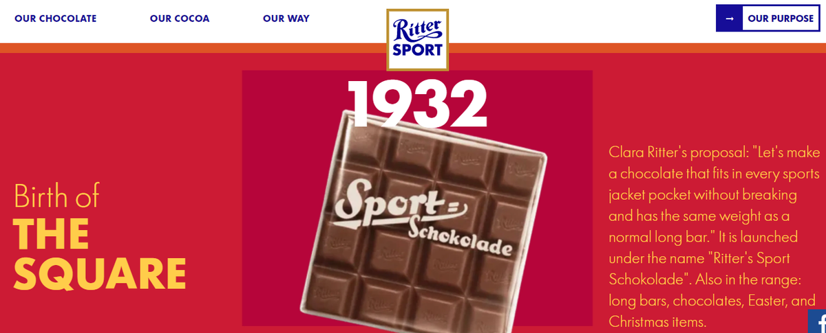 Шоколад Ritter Sport Knusperkeks молочный г () | магазин Филижанка