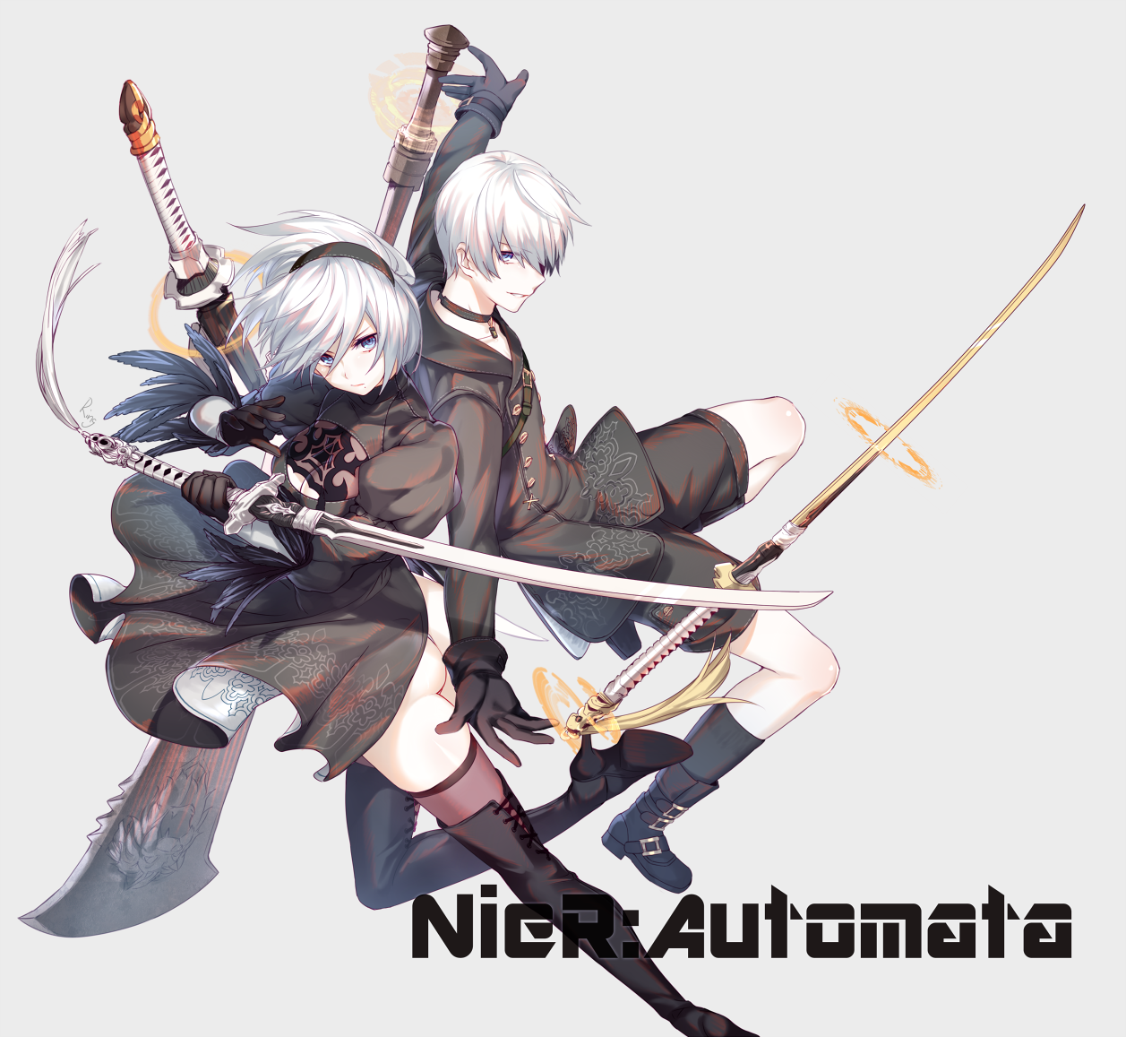 2B & 9S | Пикабу