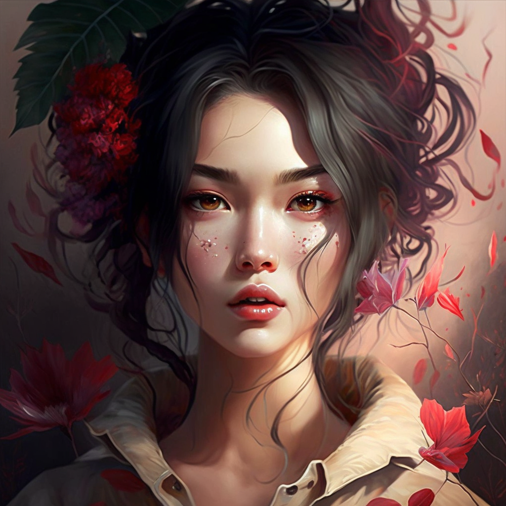 Азиатки от midJourney | Пикабу