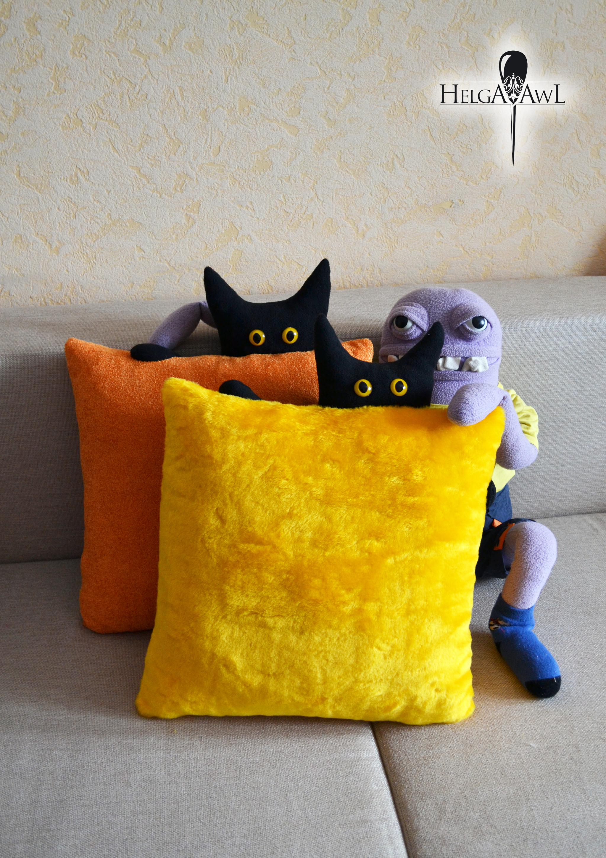 Как сделать симпатичную подушку, которая выглядит так же, как ваша кошка